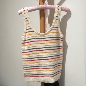 Madewell multicolored sweater tank
